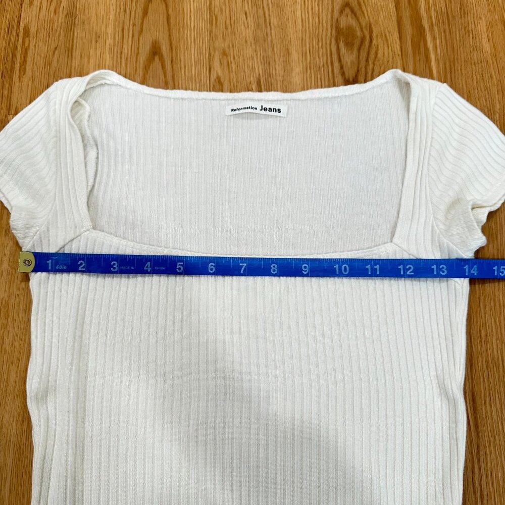 Reformation Women's Elevated Basic Ribbed Square … - image 6